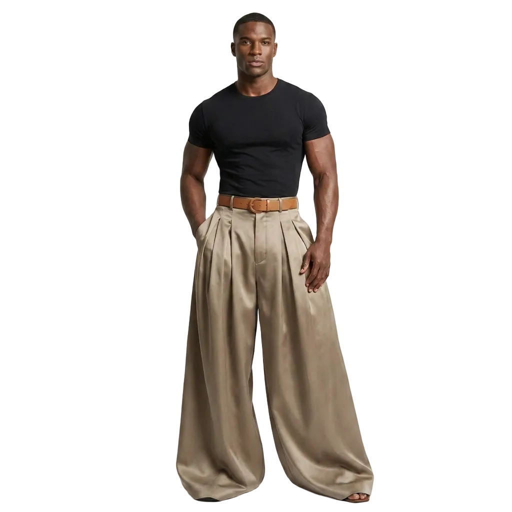 Unisex Loose Wide Trousers