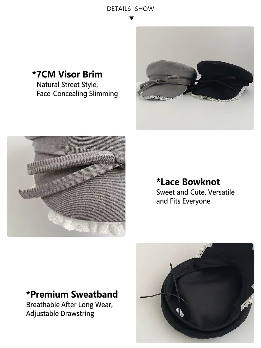 Women's Lace Patchwork Beret