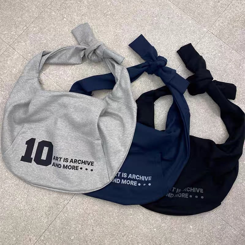 Unisex Hoodie-Shaped Slouchy Hobo Bag