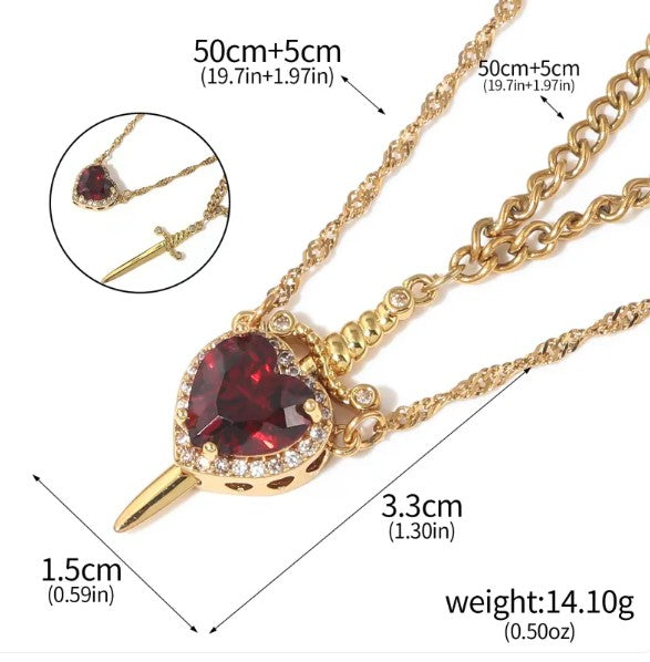 The Love Dagger Necklace