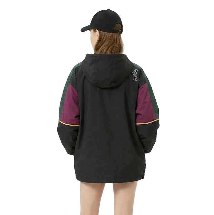 Unisex Hooded Pullover Shell Jacket