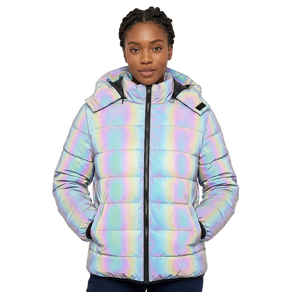 Unisex Rainbow Reflection Puffer