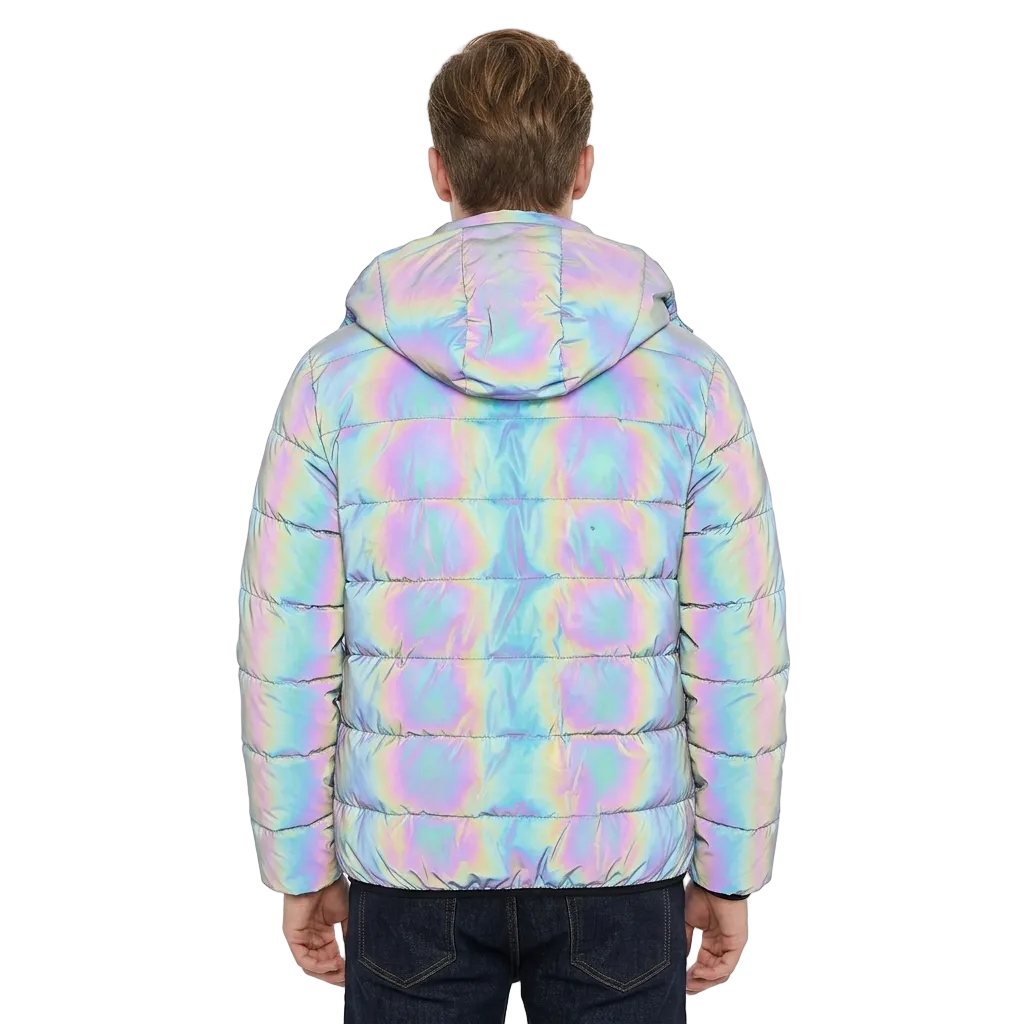 Unisex Rainbow Reflection Puffer