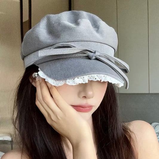 Women's Lace Patchwork Beret