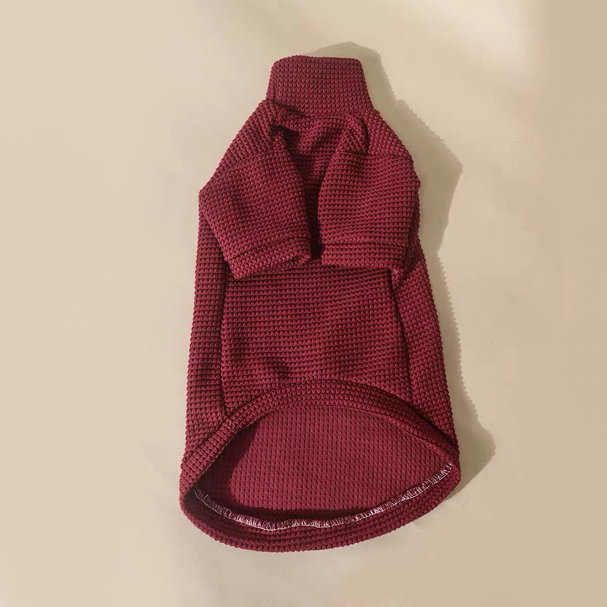 Knit Plaid Pet Sweater