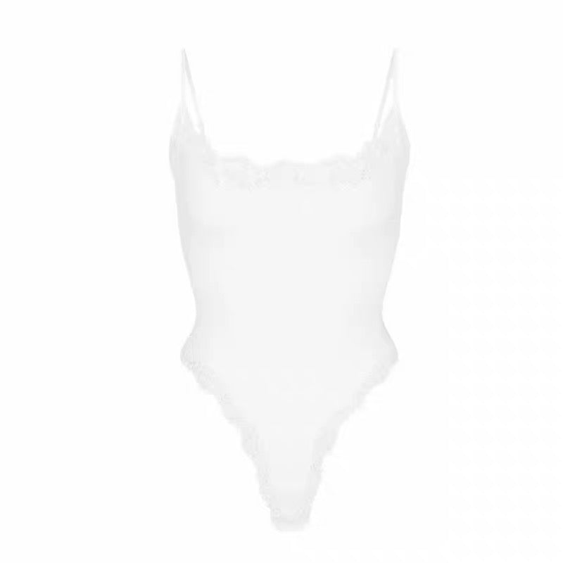 Women's Lace Strap Shapewear Bodysuit