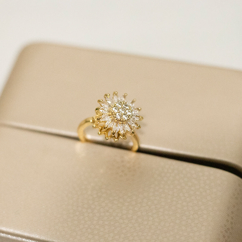 Sunflower Rotation Ring