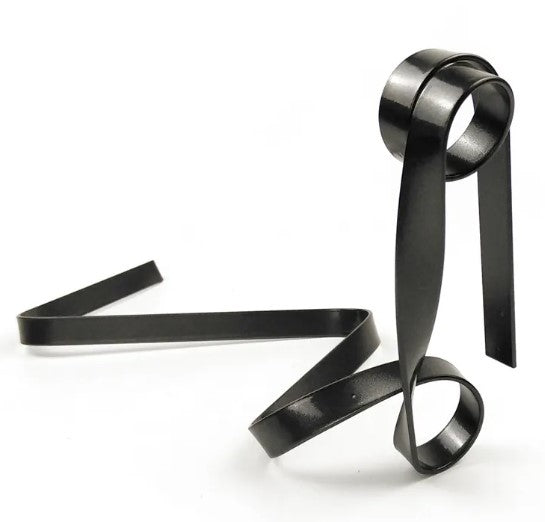 Creative Floating Iron Suspended Ribbon Wine Rack