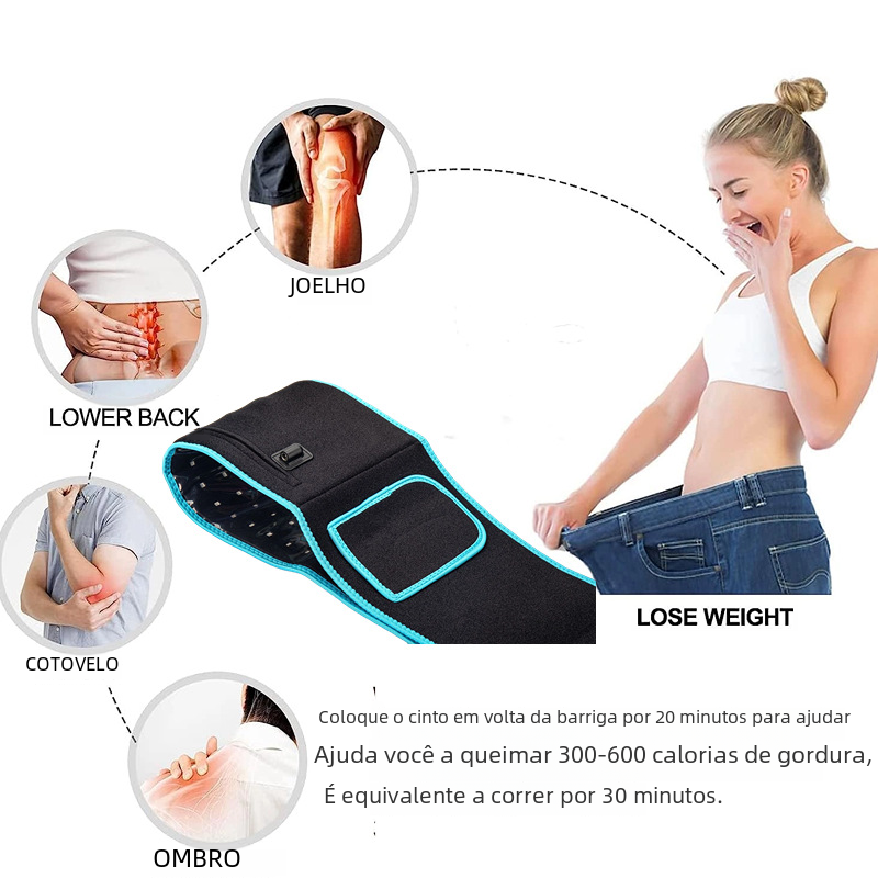 Red Light Therapy Heating Waist Belt