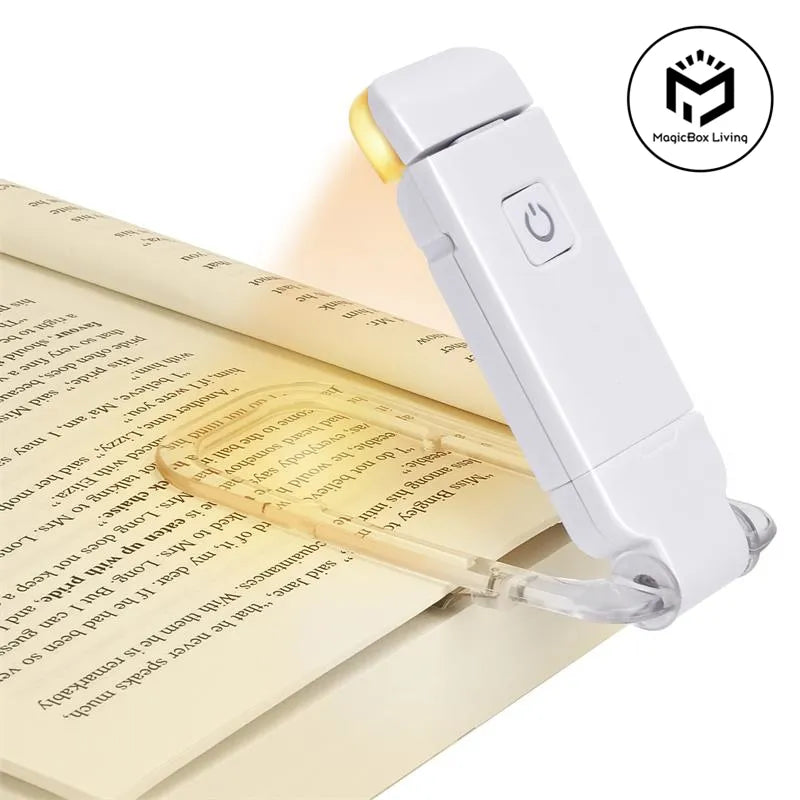 LED Rechargeable Clip-On Book Reading Light