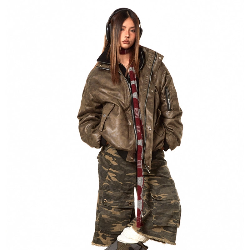 Unisex American-style Bomber Jacket